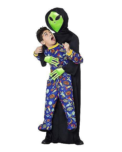 alien stealing person costume|alien abduction costume no inflatable.